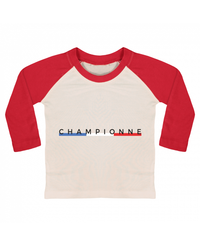 T-shirt baby Baseball long sleeve Championne by Nana