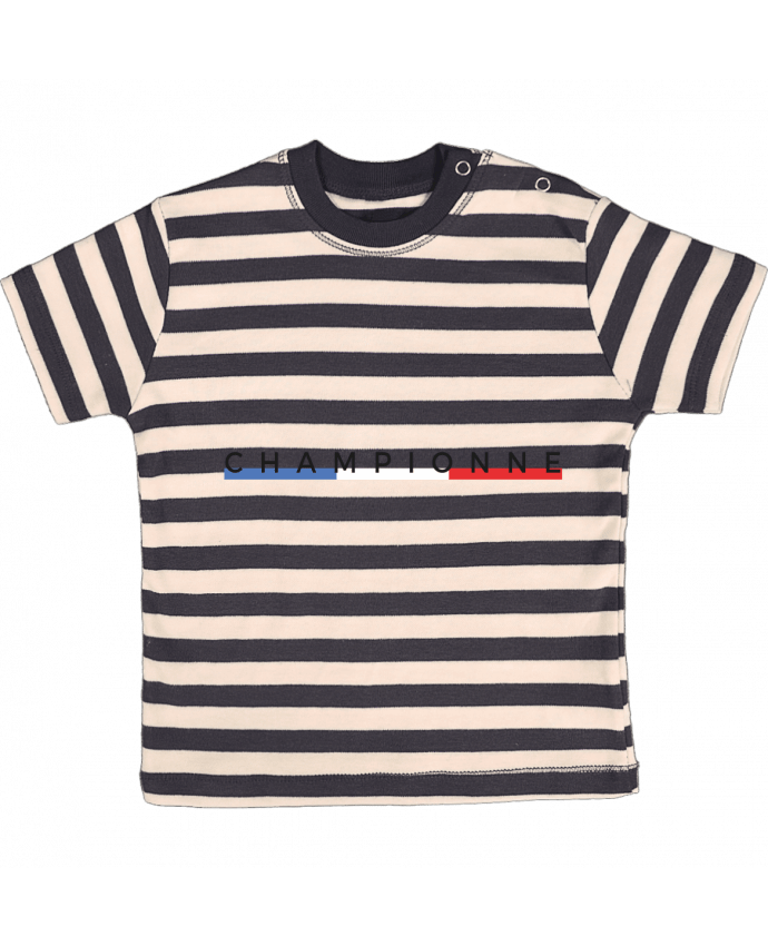 T-shirt baby with stripes Championne by Nana