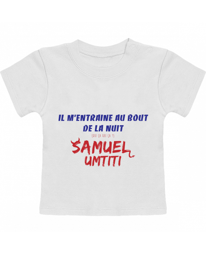 T-shirt bébé Chanson Equipe de France manches courtes du designer tunetoo