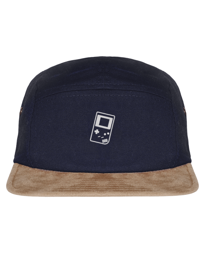 5 Panel Cap suede effect visor Gameboy brodé by tunetoo