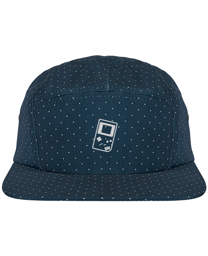 5 Panel Cap dot pattern Gameboy brodé by tunetoo