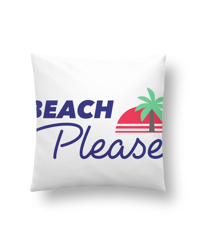 Cushion synthetic soft 45 x 45 cm Beach please by Ruuud