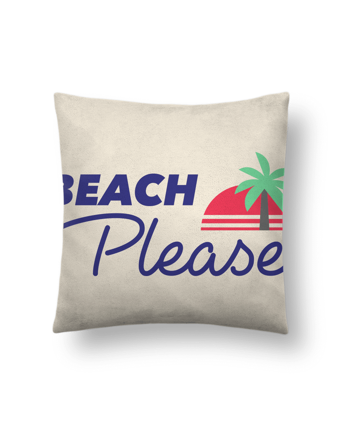 Cushion suede touch 45 x 45 cm Beach please by Ruuud