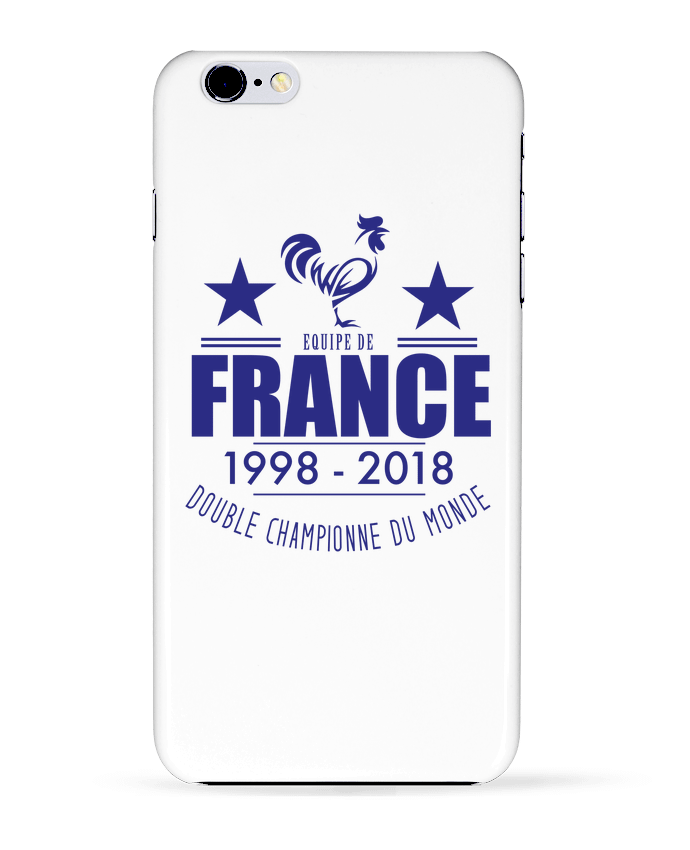 Case 3D iPhone 6+ Equipe de france double championne du monde de Footeez
