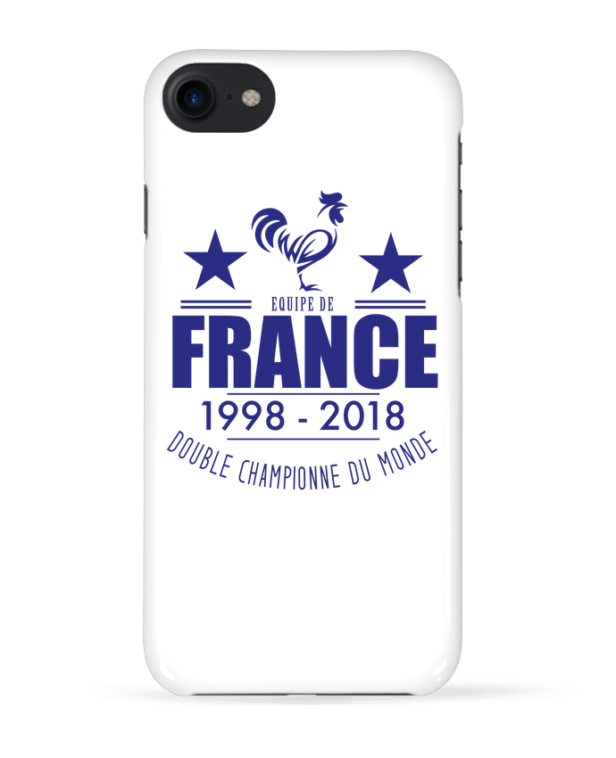 Case 3D iPhone 7 Equipe de france double championne du monde de Footeez