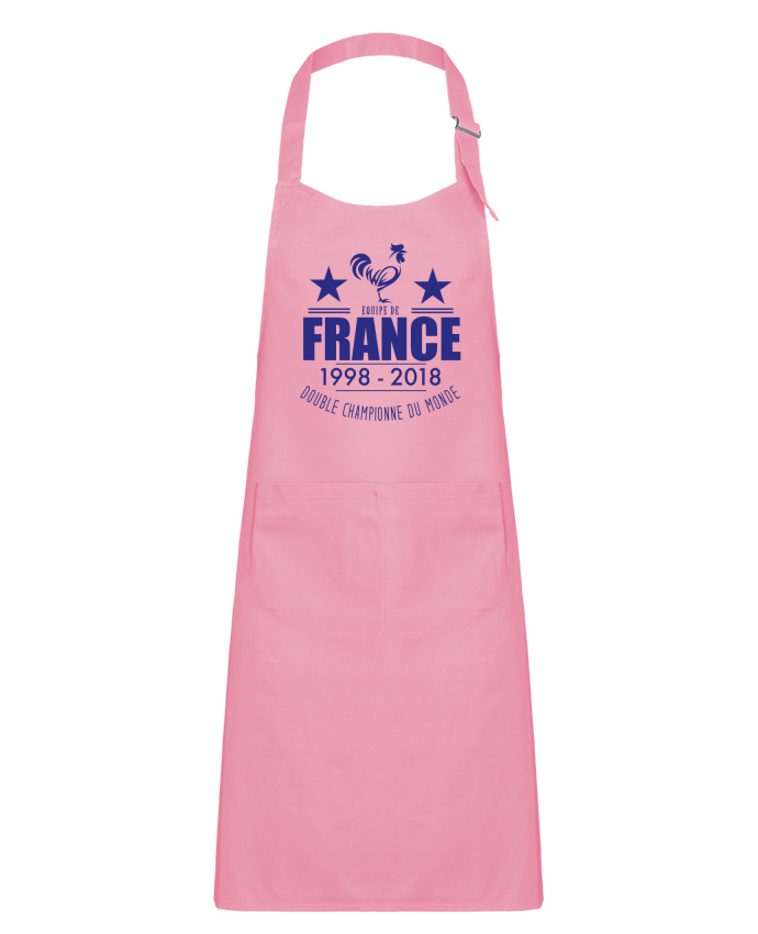 Kids chef pocket apron Equipe de france double championne du monde by Yazz