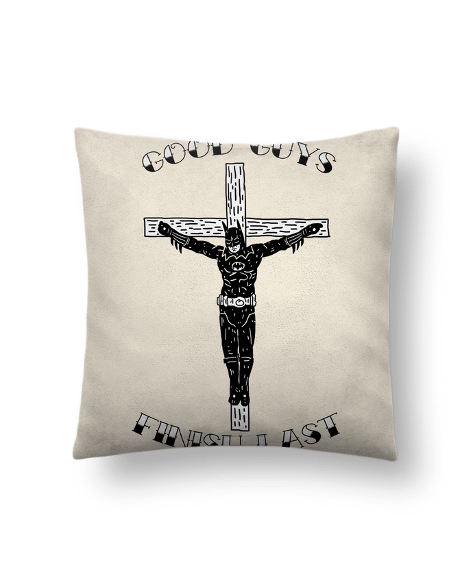 Coussin suédine Batman Jesus par Nick cocozza