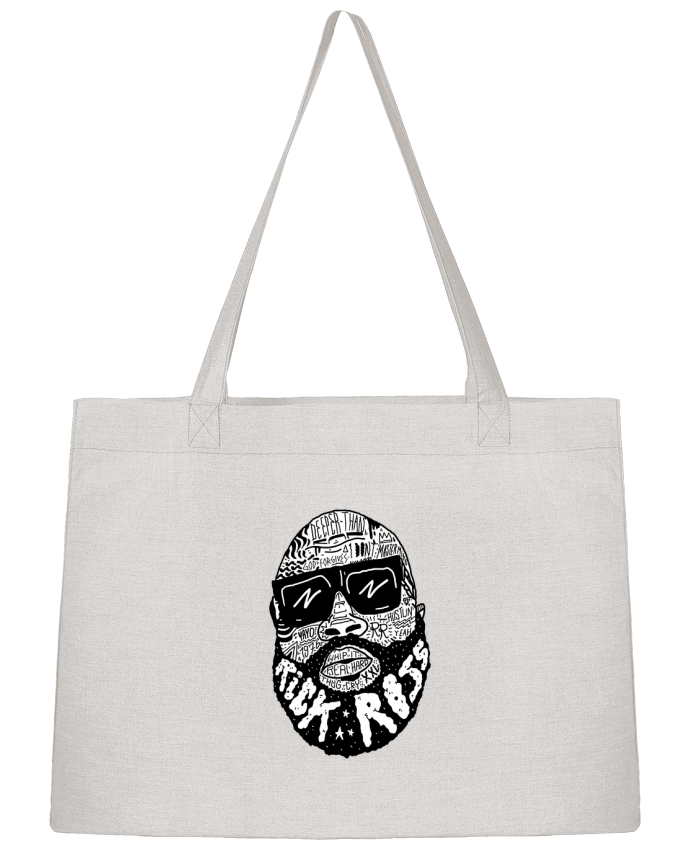 Shopping tote bag Stanley Stella Rick Ross head by Nick cocozza