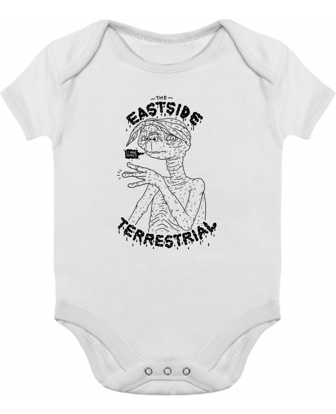 Body bébé manches contrastées Gangster E.T par Nick cocozza
