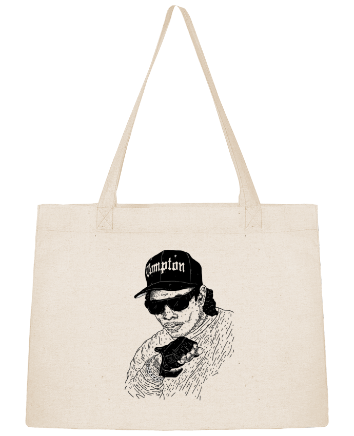 Shopping tote bag Stanley Stella Eazy E Rapper by Nick cocozza