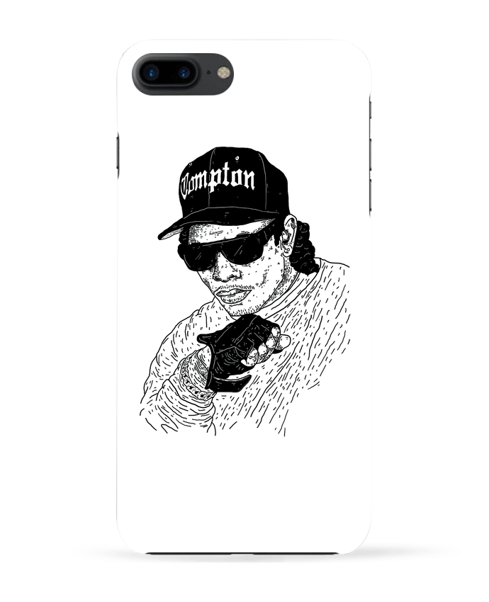 Carcasa Iphone 7+ Eazy E Rapper por Nick cocozza