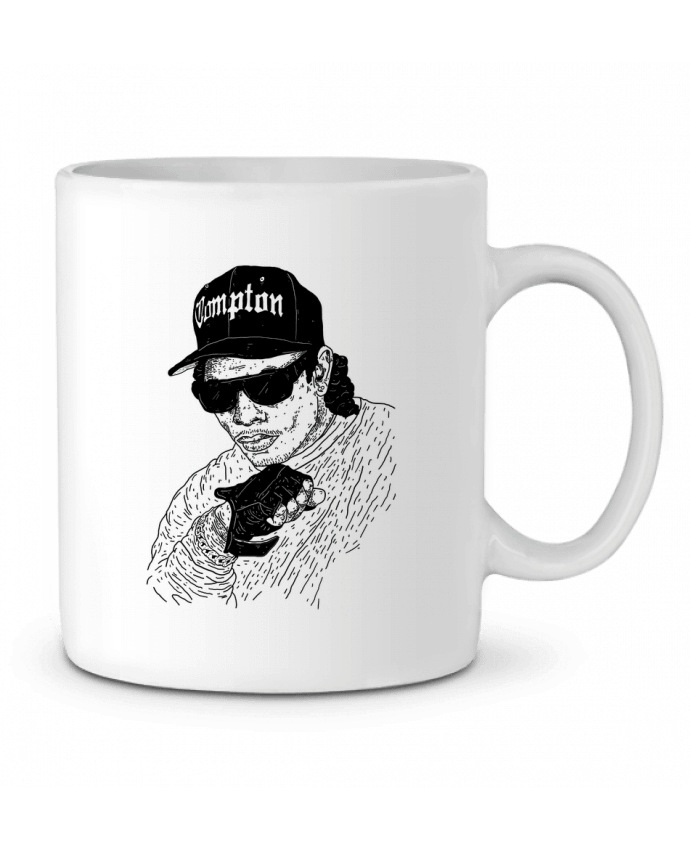 Ceramic Mug Eazy E Rapper by Nick cocozza
