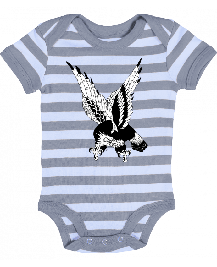 Baby Body striped Eagle Art - Nick cocozza