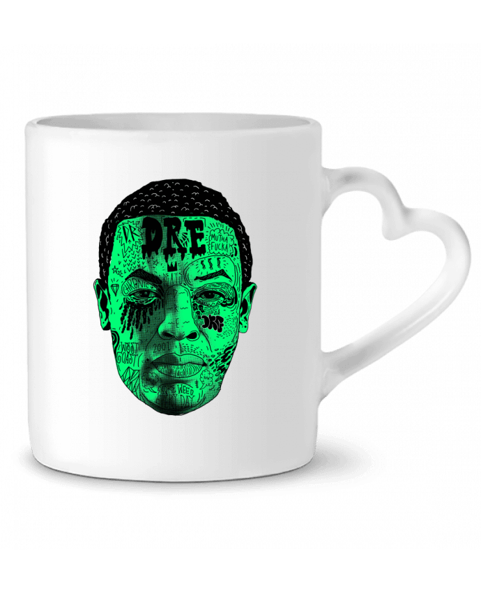 Mug coeur Dr.Dre head par Nick cocozza