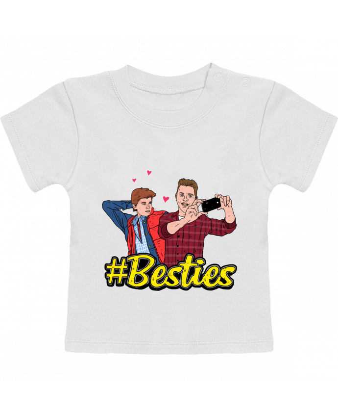 T-shirt bébé Besties Marty McFly manches courtes du designer Nick cocozza
