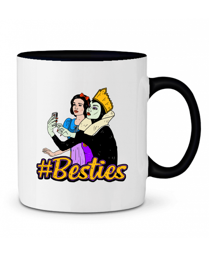 Taza Cerámica Bicolor Besties Snow White Nick cocozza