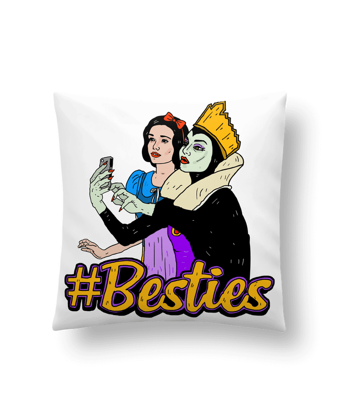 Cushion synthetic soft 45 x 45 cm Besties Snow White by Nick cocozza