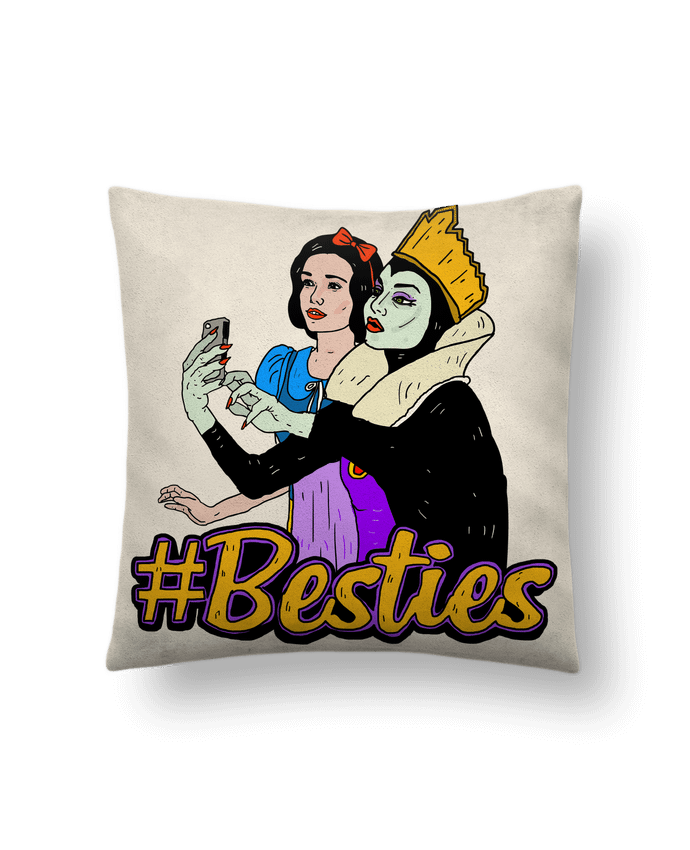 Cushion suede touch 45 x 45 cm Besties Snow White by Nick cocozza