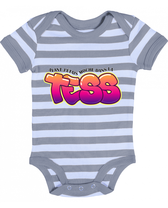 Baby Body striped PNL Moche dans la Tess - tunetoo