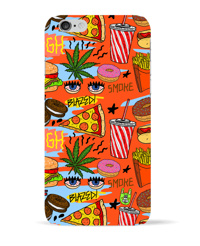 Case 3D iPhone 6 Junk food pattern by Nick cocozza