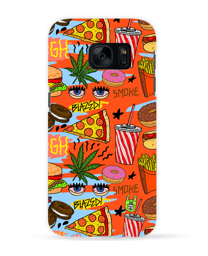 Case 3D Samsung Galaxy S7 Junk food pattern by Nick cocozza