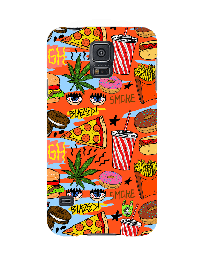 Case 3D Samsung Galaxy S5 Junk food pattern by Nick cocozza