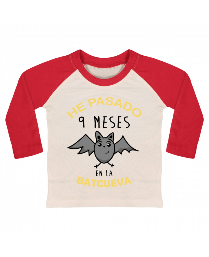 Tee-shirt Bébé Baseball ML Batman nacimento par tunetoo