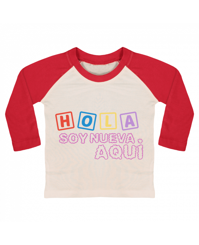 T-shirt baby Baseball long sleeve Nueva bebé by tunetoo