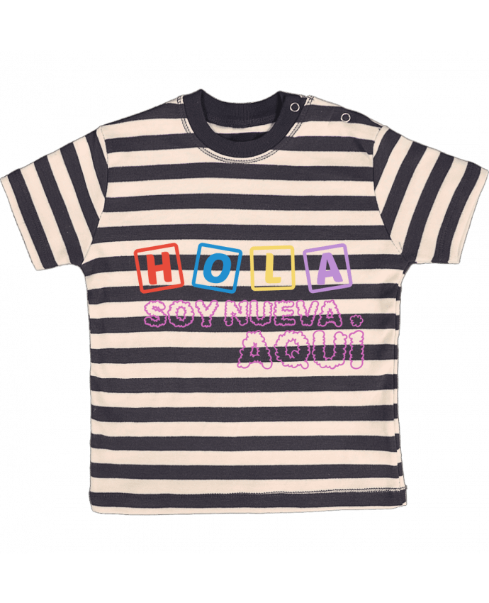 T-shirt baby with stripes Nueva bebé by tunetoo