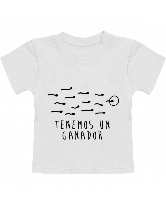 Camiseta Bebé Manga Corta Ganador Nacimento manches courtes du designer tunetoo