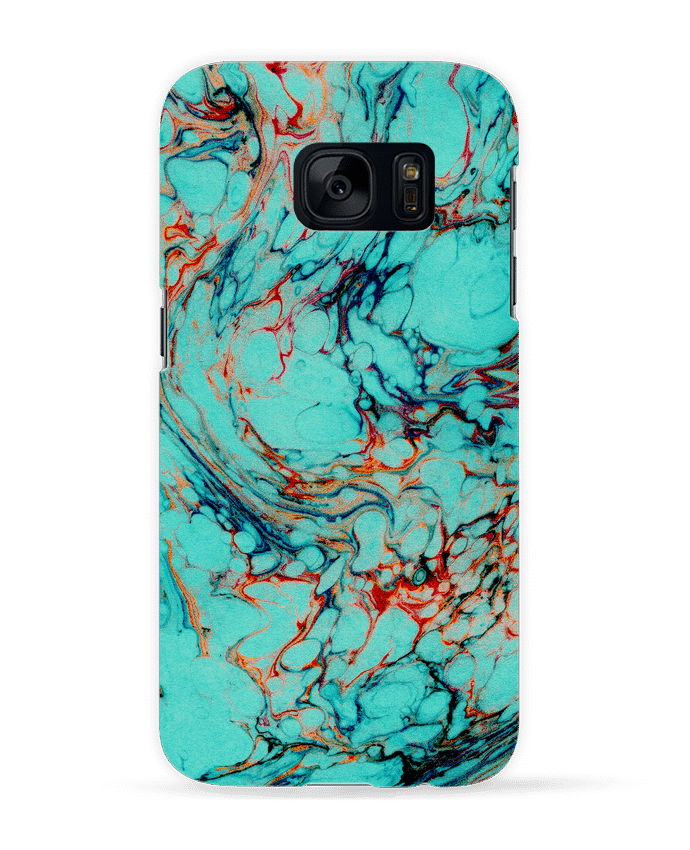 Coque 3D Samsung Galaxy S7  Abstrait bleu par Les Caprices de Filles