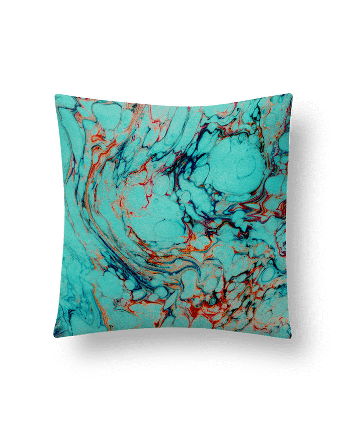 Cushion synthetic soft 45 x 45 cm Abstrait bleu by Les Caprices de Filles