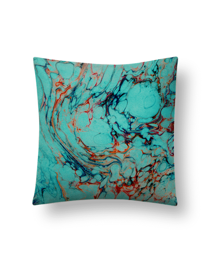 Cushion suede touch 45 x 45 cm Abstrait bleu by Les Caprices de Filles