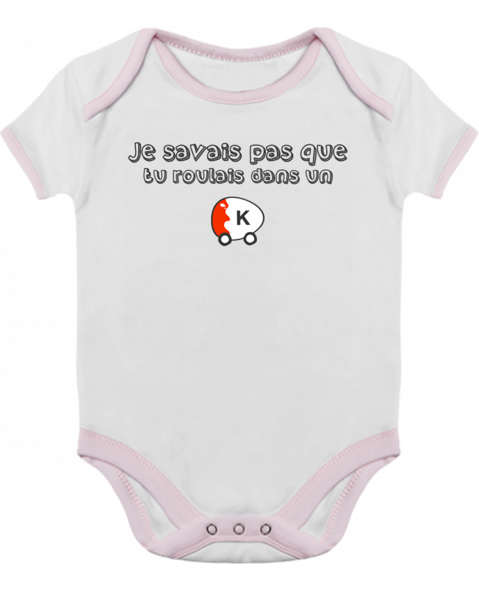 Body bébé manches contrastées Voiture Kinder Citation Dikkenek par tunetoo