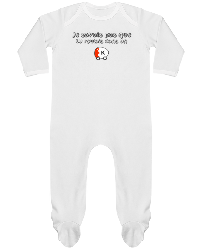 Baby Sleeper long sleeves Contrast Voiture Kinder Citation Dikkenek by tunetoo