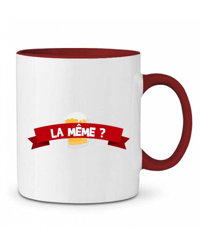 Mug bicolore La même ? Citation Dikkenek tunetoo