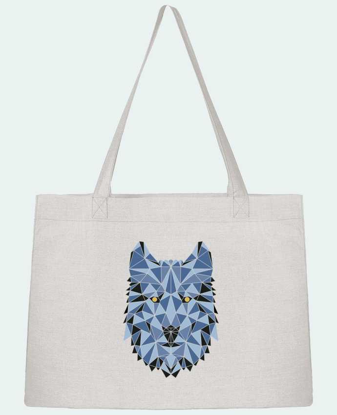 Shopping tote bag Stanley Stella wolf - geometry 3 by /wait-design