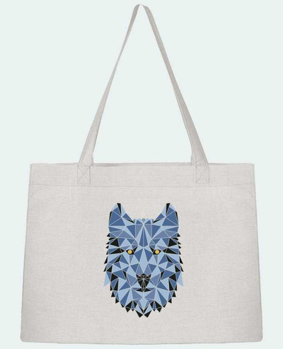 Sac Shopping wolf - geometry 3 par /wait-design
