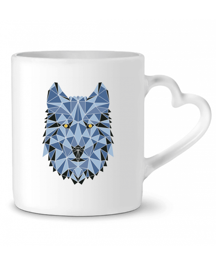 Taza Corazón wolf - geometry 3 por /wait-design