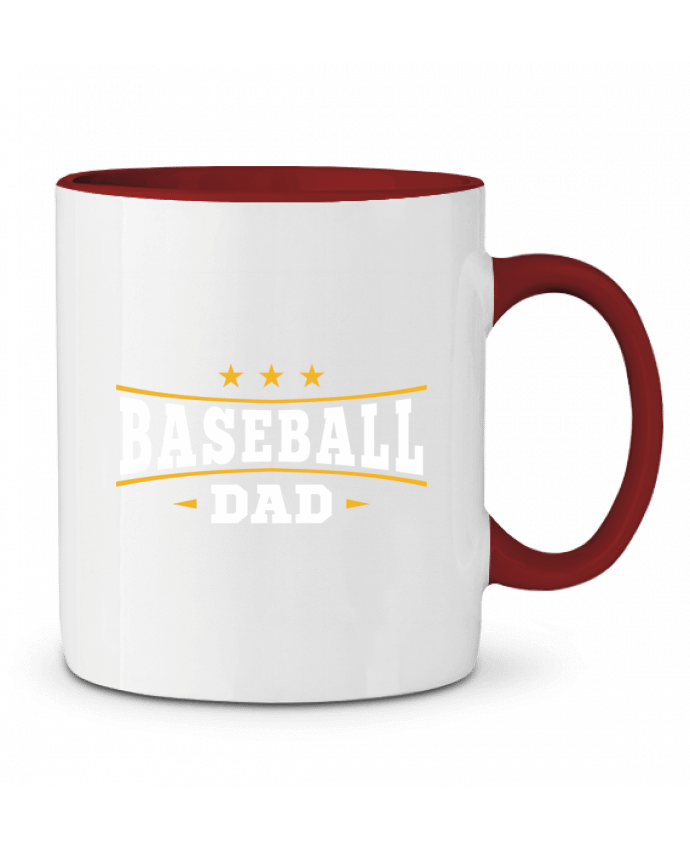 Two-tone Ceramic Mug Baseball Dad Original t-shirt