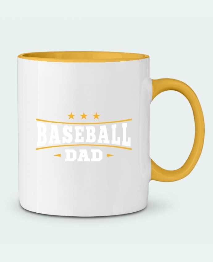 Two-tone Ceramic Mug Baseball Dad Original t-shirt