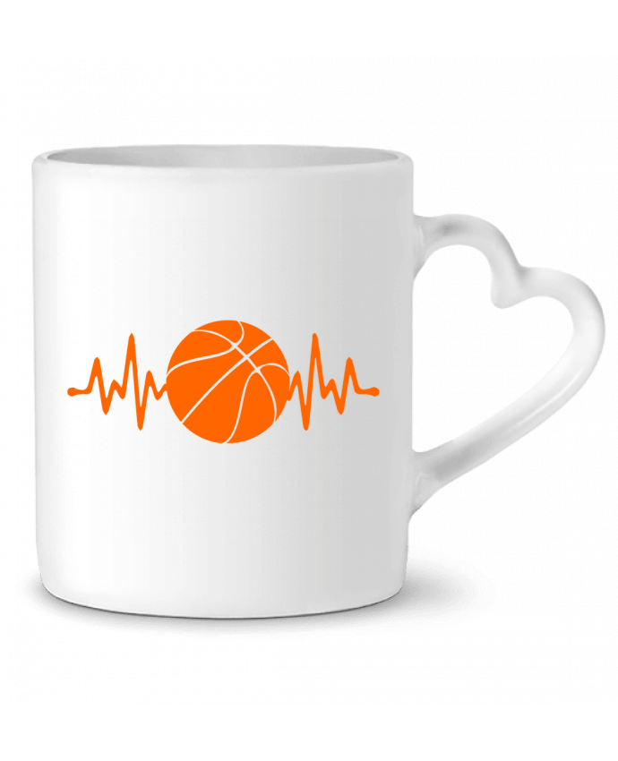 Taza Corazón Ball is life por Original t-shirt