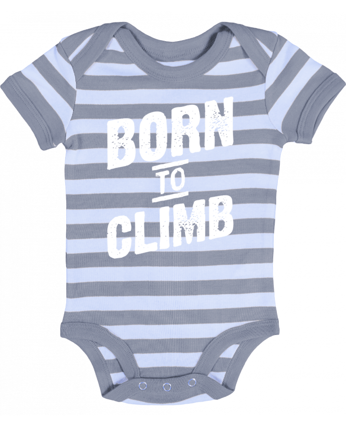 Baby Body striped Born to climb - Original t-shirt