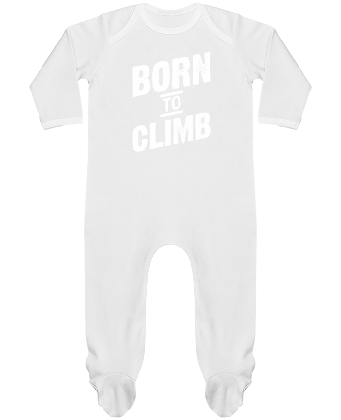 Baby Sleeper long sleeves Contrast Born to climb by Original t-shirt
