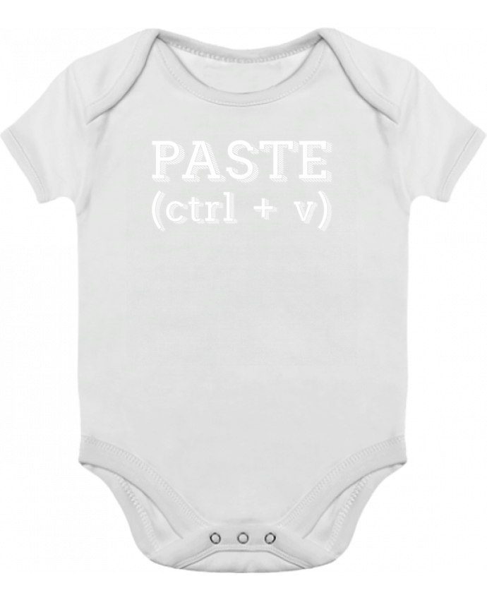 Body bébé manches contrastées Copy paste duo par Original t-shirt