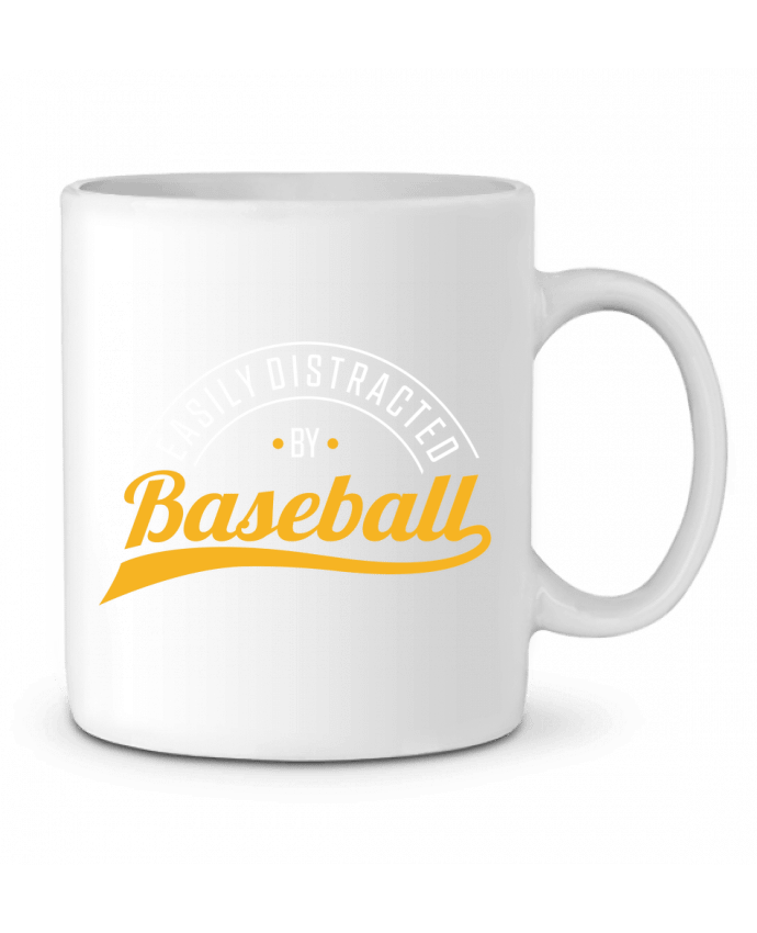 Ceramic Mug Distracted by Baseball by Original t-shirt
