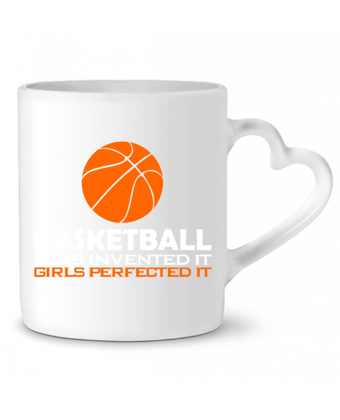 Mug coeur Basketball Girl par Original t-shirt