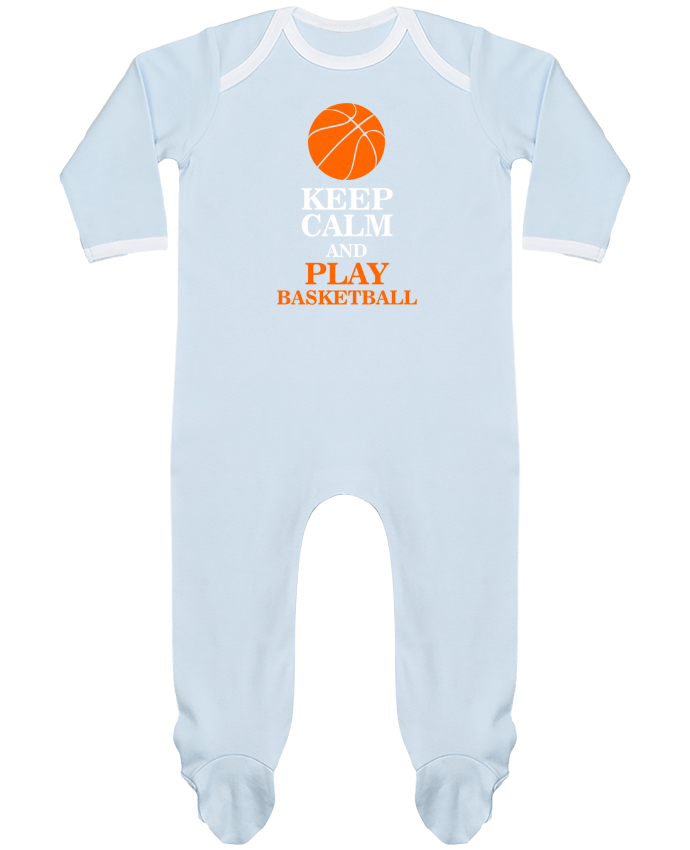 Body Pyjama Bébé Keep calm and play basketball par Original t-shirt