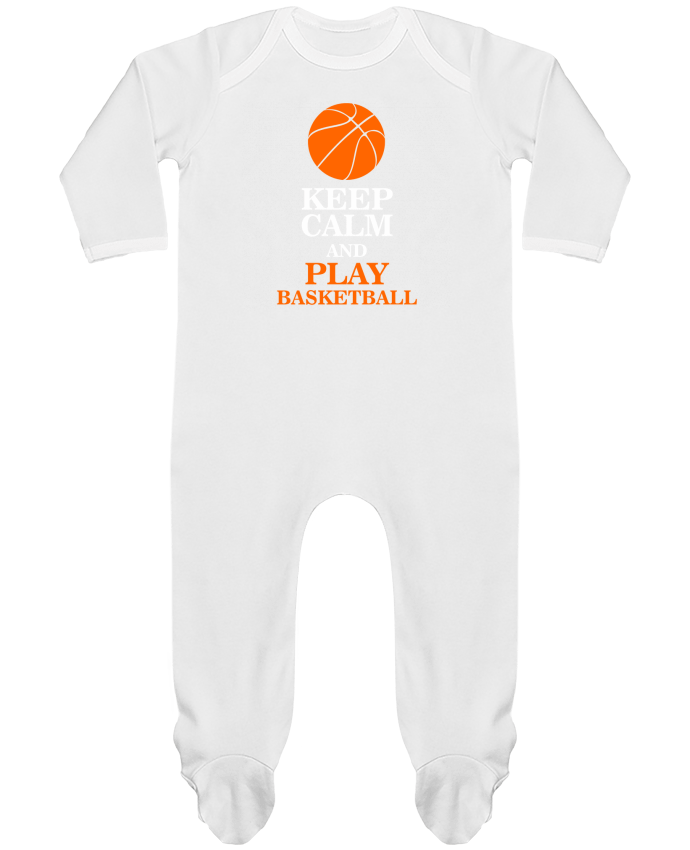 Body Pyjama Bébé Keep calm and play basketball par Original t-shirt