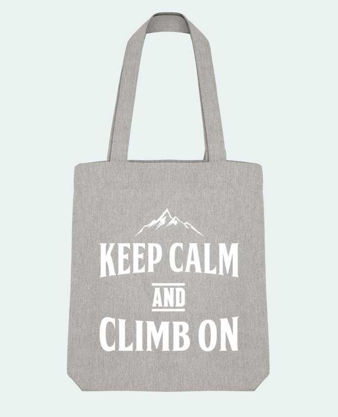 Tote Bag Stanley Stella Keep calm and climb by Original t-shirt 